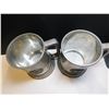 Image 2 : 1018.  2-1954 DOMINION DAY REGATTA, CLEAR BOTTOM MUGS, CULFONIA ENGLISH PEWTER