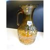 Image 1 : 1037.  MCM AMBER TEXTURED PITCHER