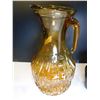 Image 2 : 1037.  MCM AMBER TEXTURED PITCHER
