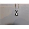 Image 2 : 1044.  STERLING NECKLACE AND PENDANT