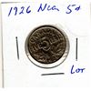 Image 1 : 1054.  1926 NEAR 6 FIVE CENT