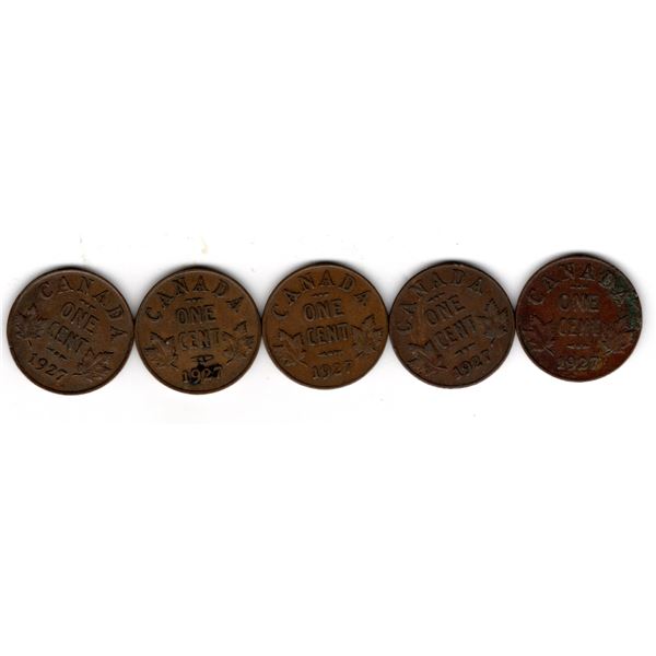 1060.  5-1927 SEMI KEY ONE CENTS