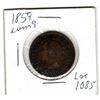 Image 2 : 1085.  1859 EVEN 9 LARGE CENT