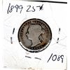 Image 2 : 1089.  1899 TWENTY-FIVE CENT