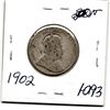 Image 2 : 1093.  1902 TWENTY-FIVE CENT