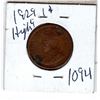 Image 2 : 1094.  1929 SCARCE HIGH 9 PENNY