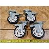 Image 1 : Lot of 5" Heavy Duty Caster Wheels x4