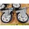 Image 3 : Lot of 5" Heavy Duty Caster Wheels x4
