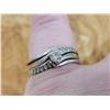 Image 2 : 14kt White Gold Ring, 1/3kt Total Weight