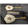 Image 4 : Matson 24kt gold plated vanity set (mirror, comb and brush)