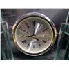 Image 3 : Glass Base W/ Battery Operated Quartz Clock (SEIU-WEST Retirement Present)
