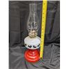 Image 2 : Vintage Scotties Dog Oil Lamp w/ Glass Chimney