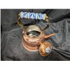 Image 3 : Copper Blue And white handle Tea Pot