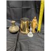 Image 2 : Lot of Vintage brass Items w/ Misc. (Jesus Statue/Bell)