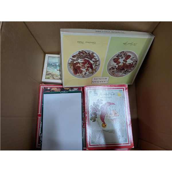 Box full of Vintage and New Cards (Christmas, Anniversary's, Holidays, Etc.) ALL NEVER USED