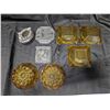 Image 2 : Lot of Ash Trays (Yellow Glass and (1) Tin One)