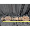 Image 5 : (2) Vintage Wood Banisters (46"x5.5"x5.5") and (40"x5.5"x5.5")