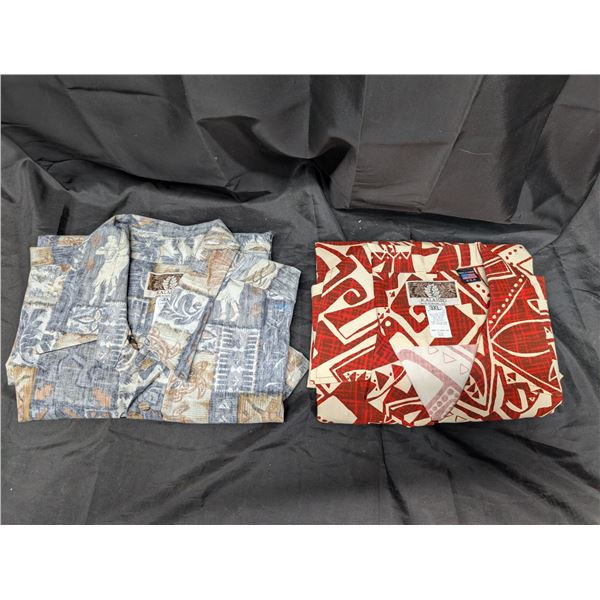 (2) Great Condition 3XL Kalaheo Hawaiian T-Shirts