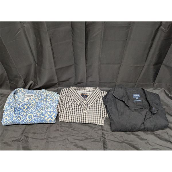 (3) Great Condition 3XL (Denver, Hetcher, and Paradise Style) Hawaiian T-Shirts