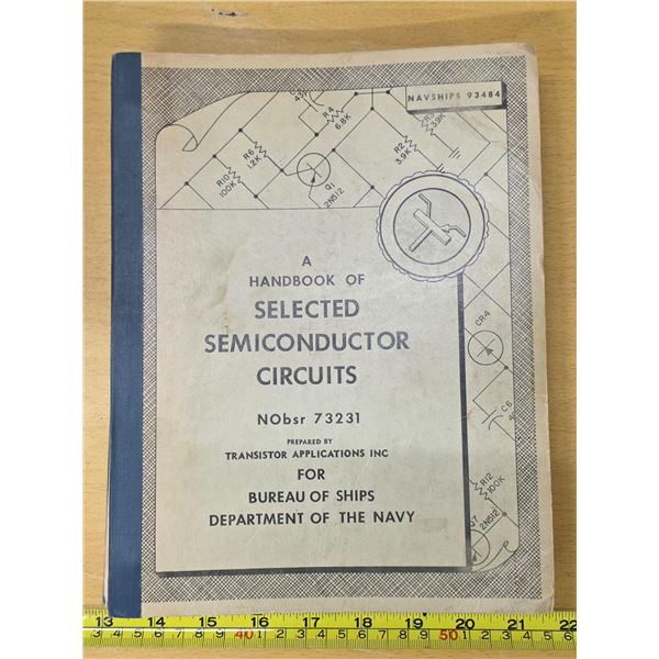 Book on semiconductor circuits for ships- department of the navy