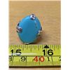 Image 1 : 925 silver blue ring- size 5