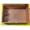 Image 3 : Wooden box with glass lid- 16.5" by 11" by 7"H