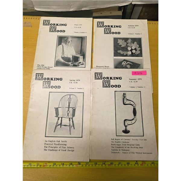 working wood vol 1-4 books uk editions
