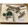 Image 3 : Lot of cufflinks, ties and clips