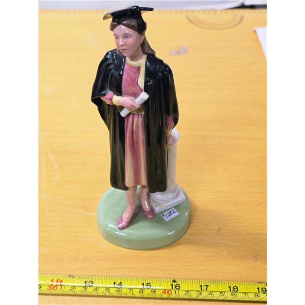 Royal doulton" the graduate" figure- 1983 signed