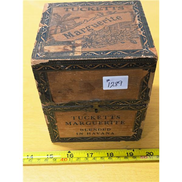 Tuckett's marguerite cigar box