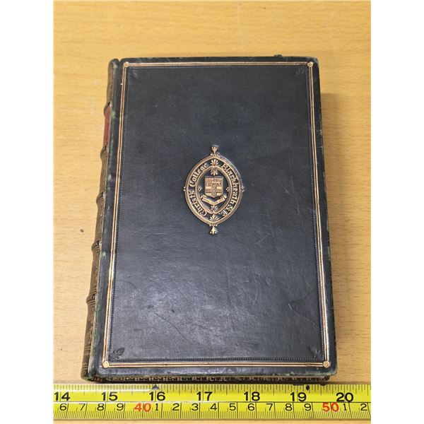 Lord tennyson leatherbound book- 1905