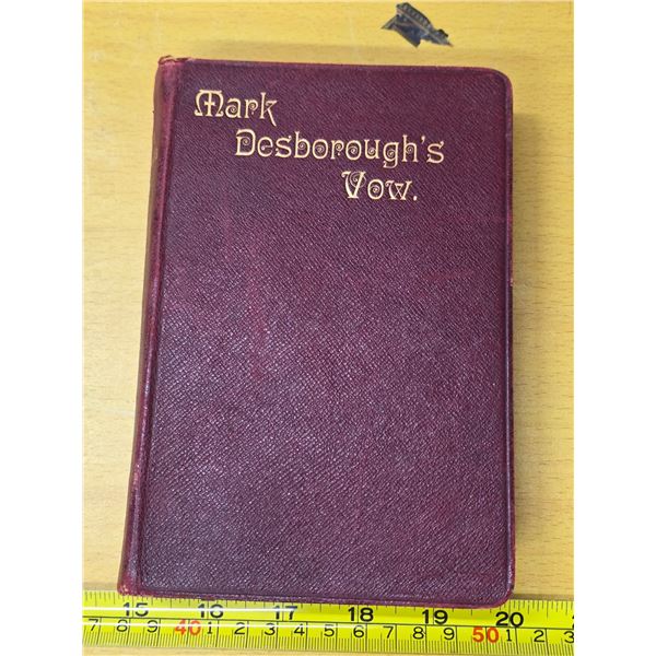 Mark desborougs vow by a.swan book - 1901