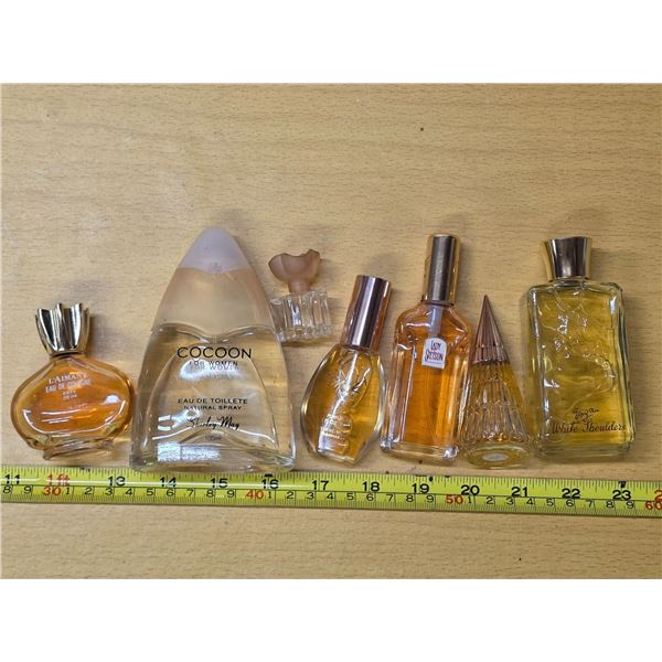 Lot of perfume bottles