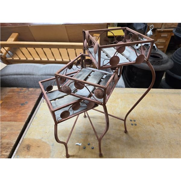 Folding metal pant stand- 24"H
