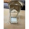 Image 3 : Metal bird cage- decorative- 18"H