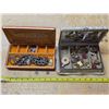Image 1 : Vintage jewelery box with contents