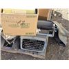 Image 3 : Pallet of misc tools, type writer and hand tools