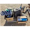 Image 1 : Pallet of misc items, propane tank, boots