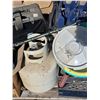 Image 4 : Pallet of misc items, propane tank, boots