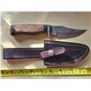 Image 1 : Damascus steel knife- 8"L