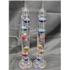 Image 2 : 2 galileo thermometers- 11"H