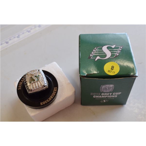 2013 sask roughriders ring