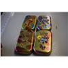 Image 1 : 4 tins of pokemon cards