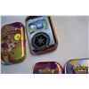 Image 2 : 3 tins of pokemon cards