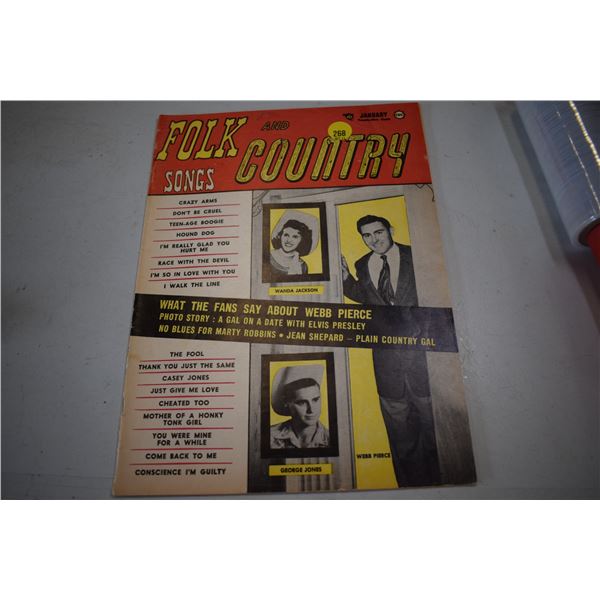 Antique country music magazine-elvis