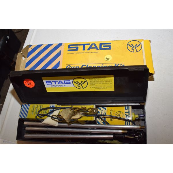 Vintage stag gun cleaning kit