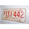 Image 1 : 1973 saskatchwan license plate