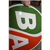 Image 3 : 30" newer 2 sided porcelain B/A oil sign