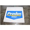 Image 1 : 31" proven seed tin sign