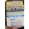 Image 1 : 1952 toronto maple leafs calender has rare rare stanley cup winner